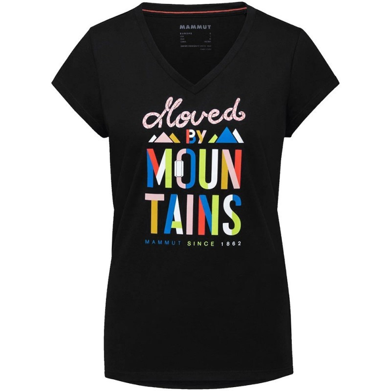 Mammut Dámské tričko Mammut Massone Slogan Černá