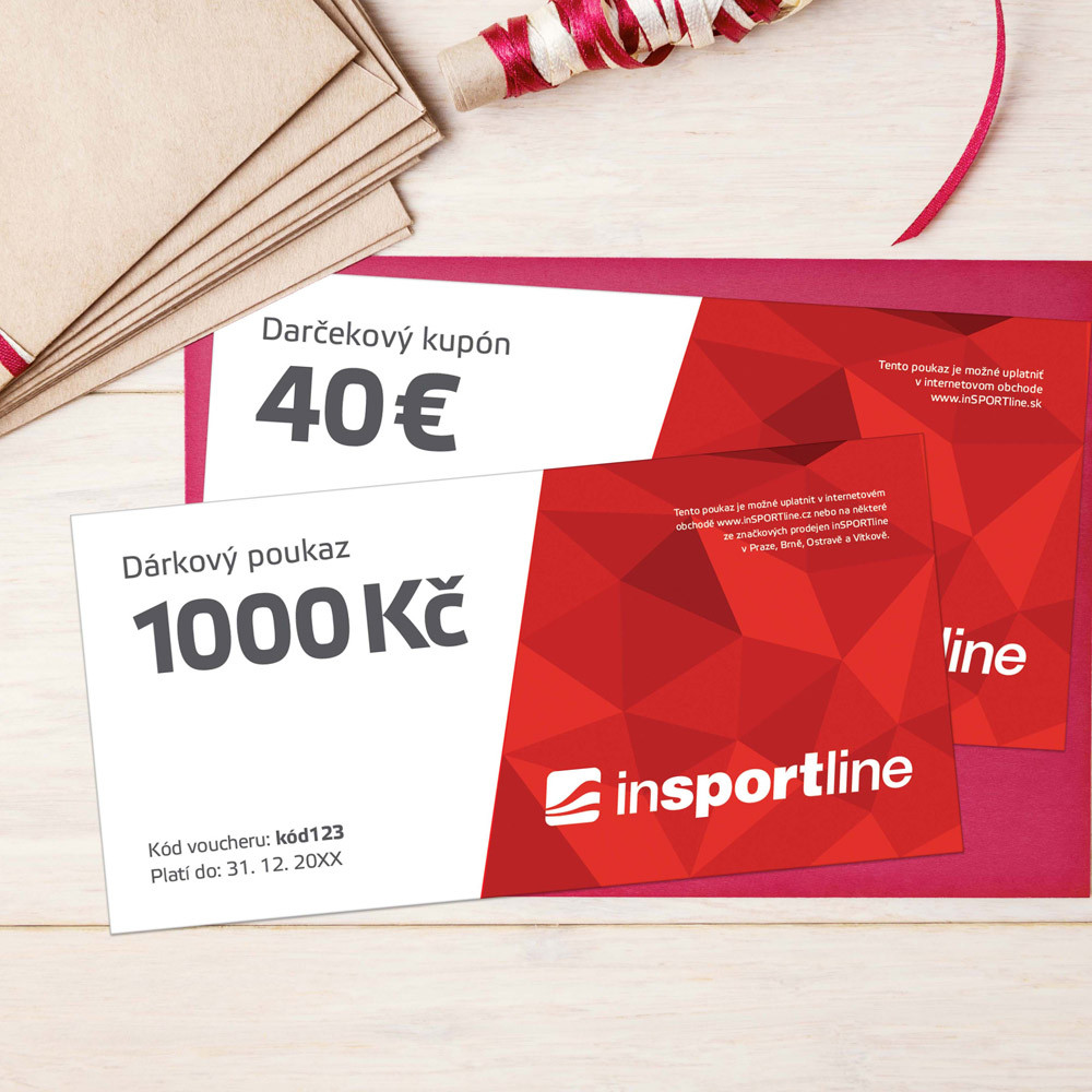 inSPORTline Vouchers Dárkový poukaz - 1.000 Kč pro nákup