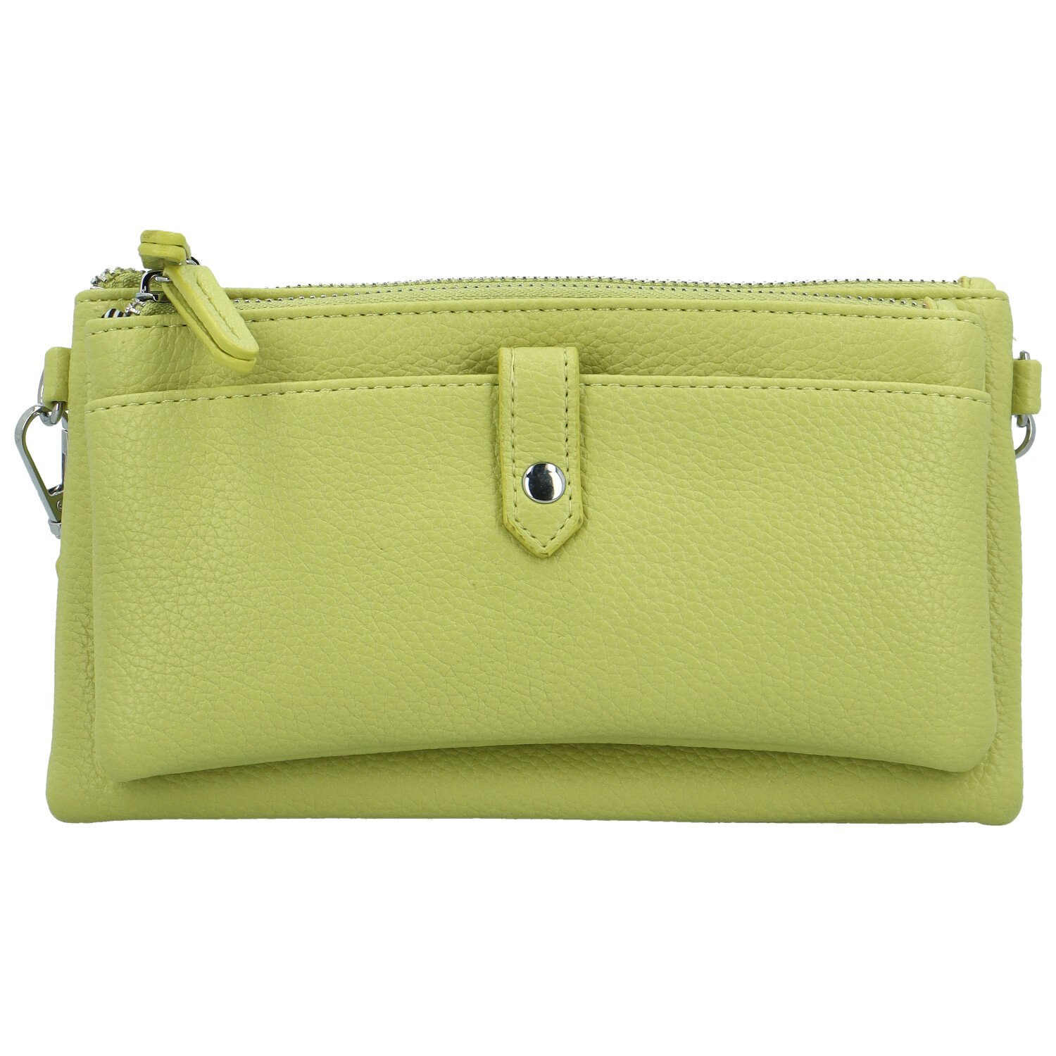 Stylová malá crossbody kabelka Perlla new, světle zelená