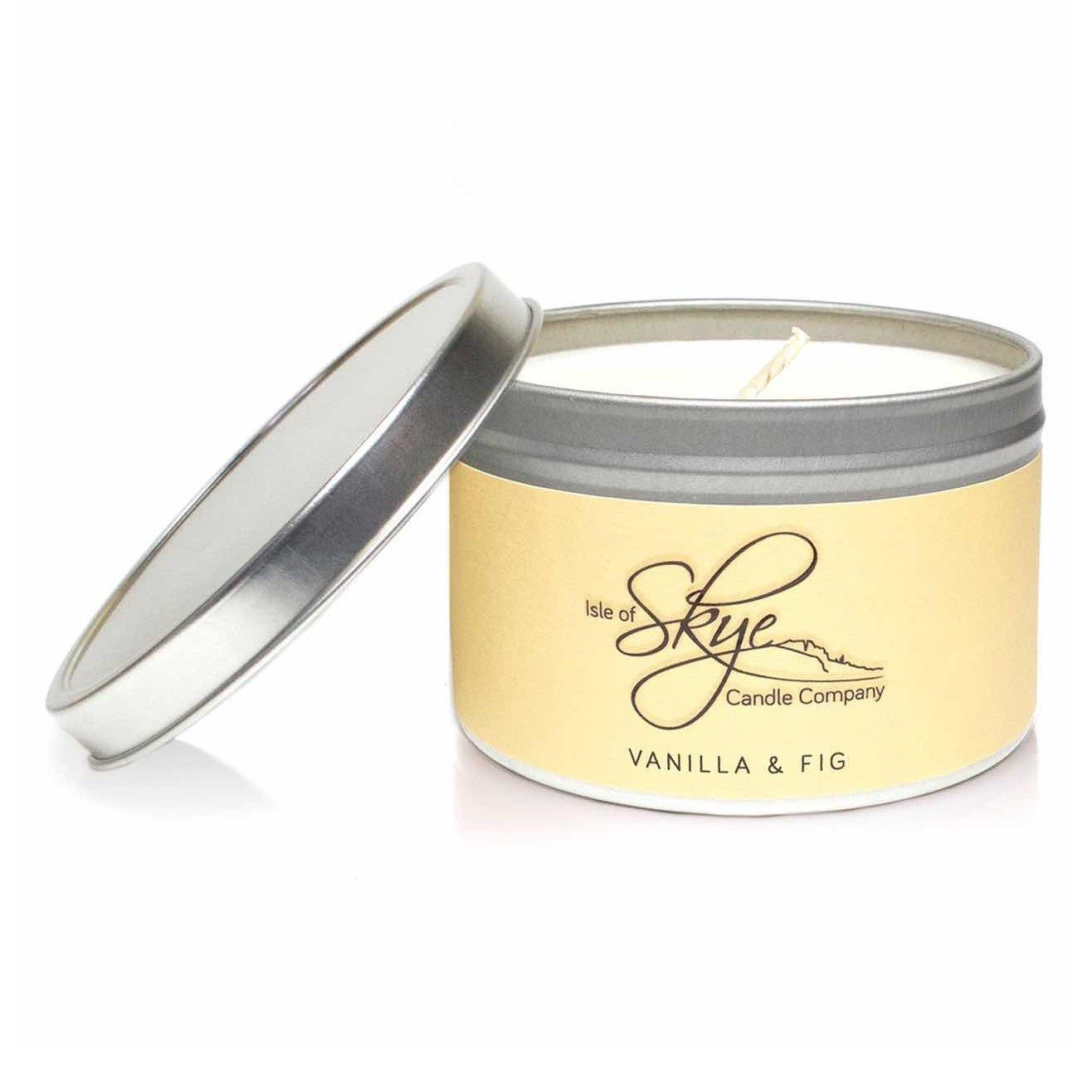 Vonná svíčka VANILLA & FIG, doba hoření 30 hodin, cestovní balení, Isle of Skye Candle Company