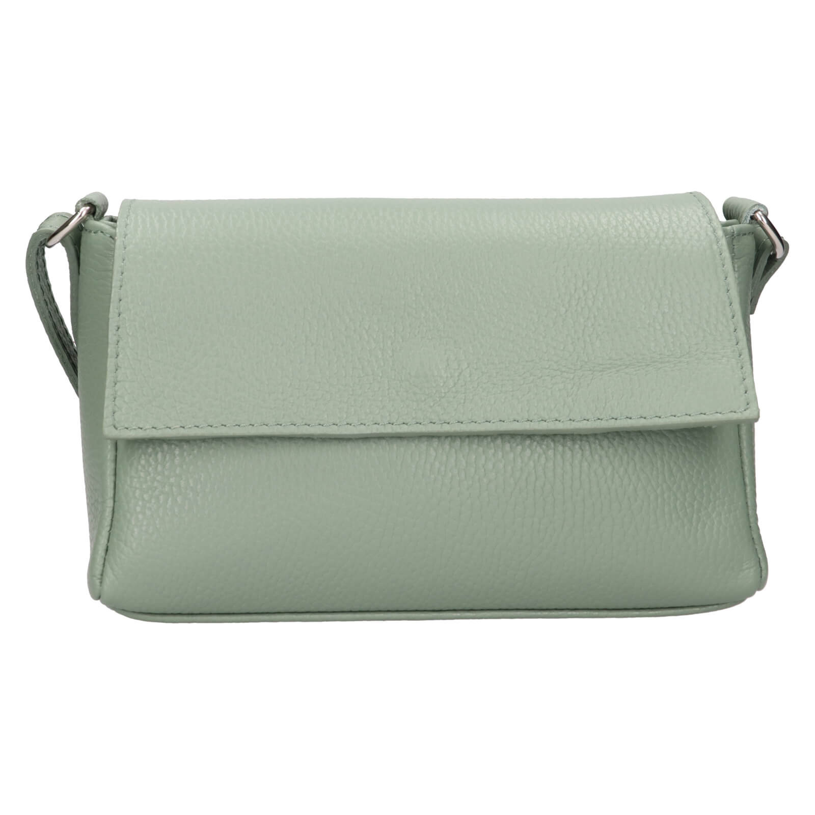 Dámská kožená crossbody kabelka Italia Darina - zelená