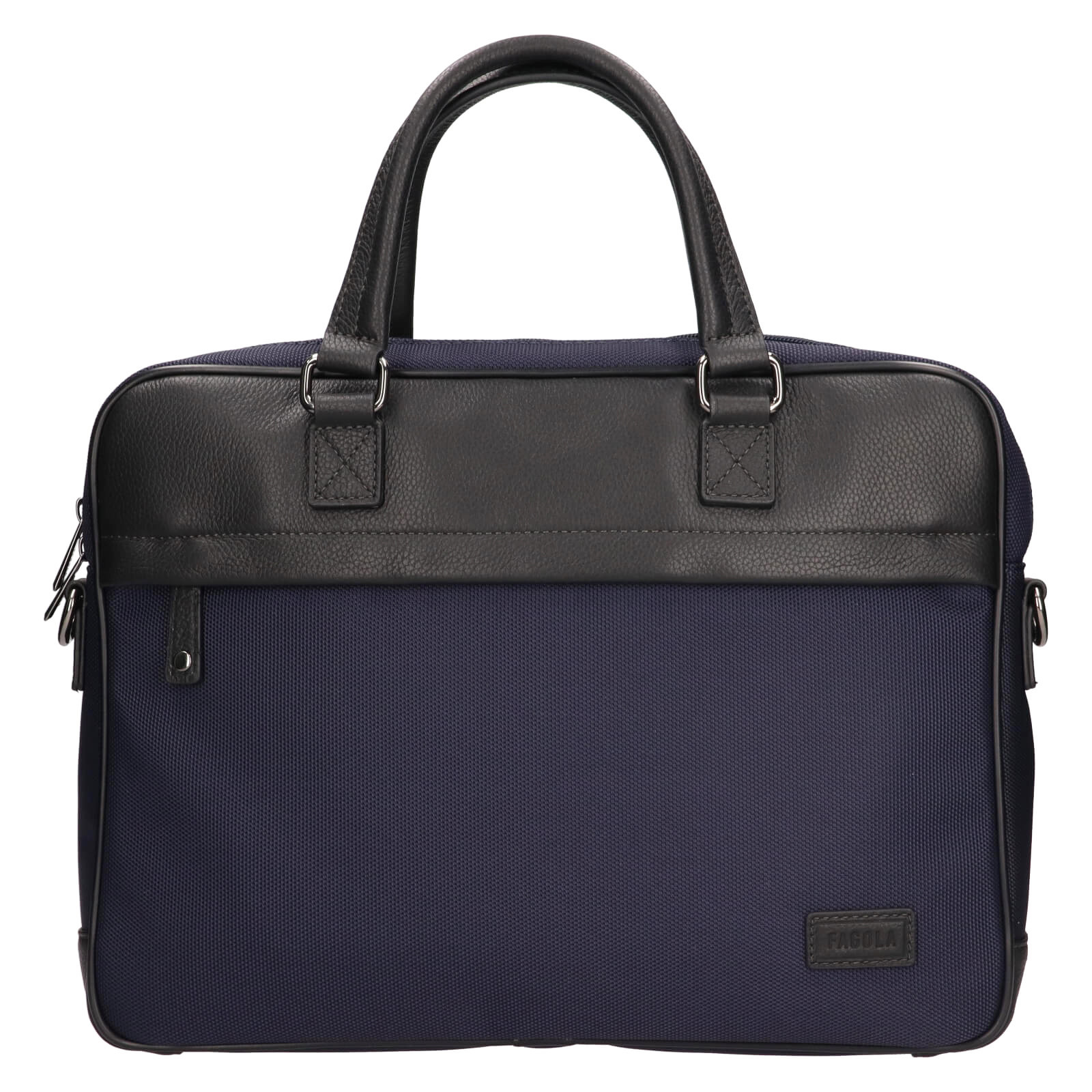 Pánská pracovní taška na notebook Fagola Dios - černo-modrá