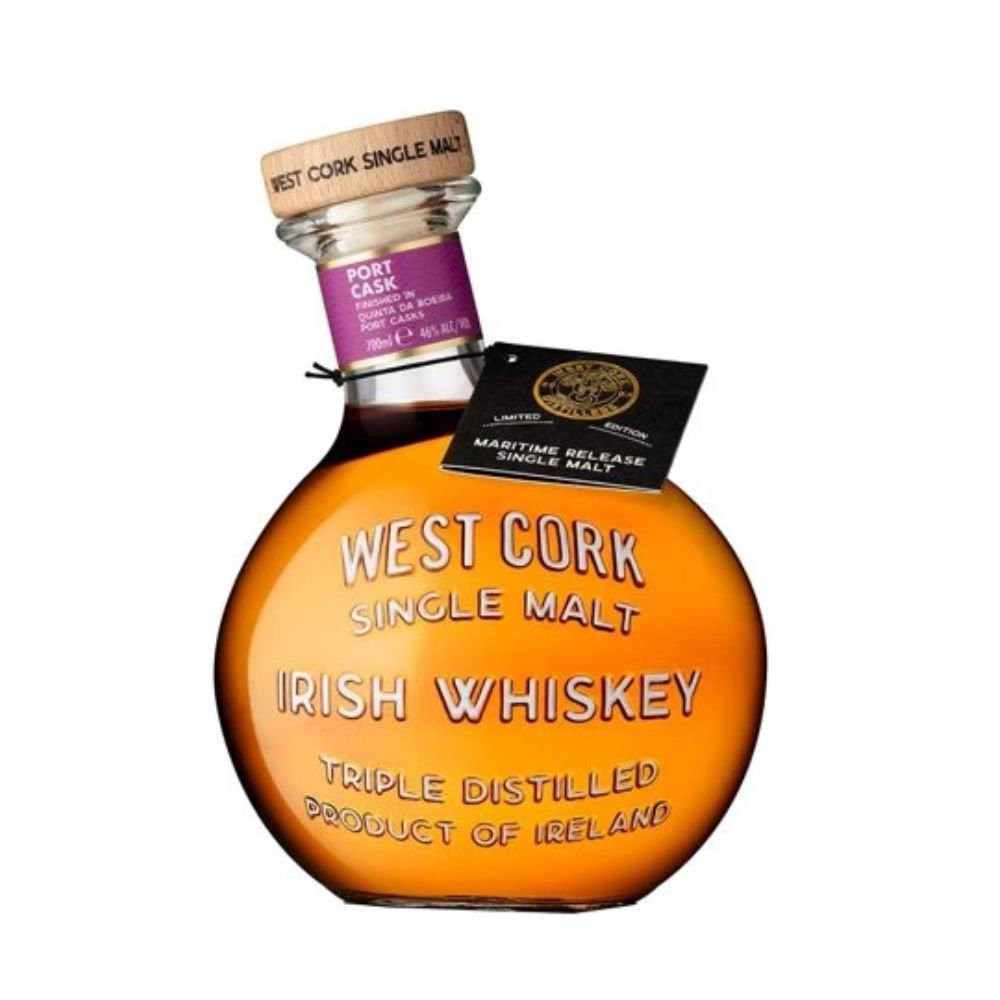 West Cork Port Cask Single Malt Whiskey 0,7l 46%