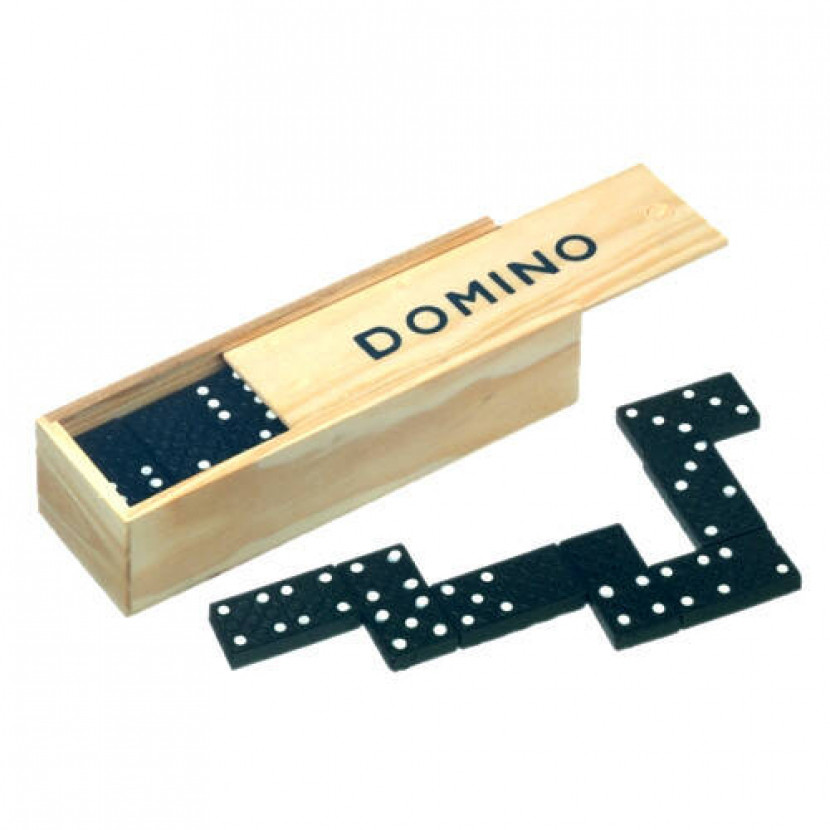 Domino v krabičce - černé