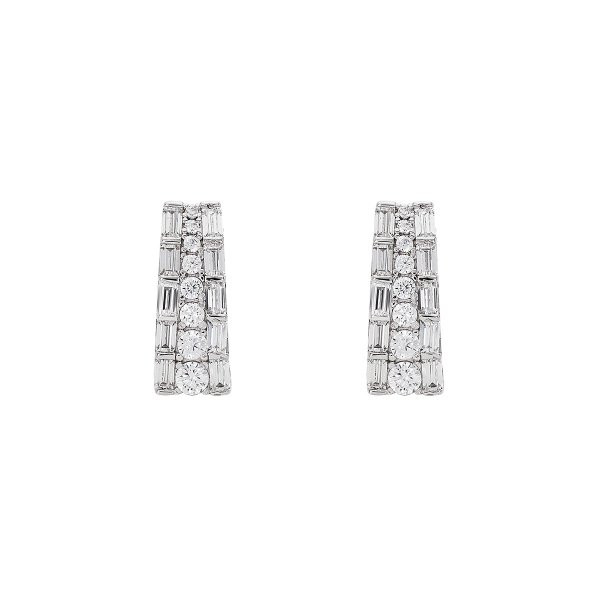 Náušnice se syntetickými kameny 336-573-006560 2.40g