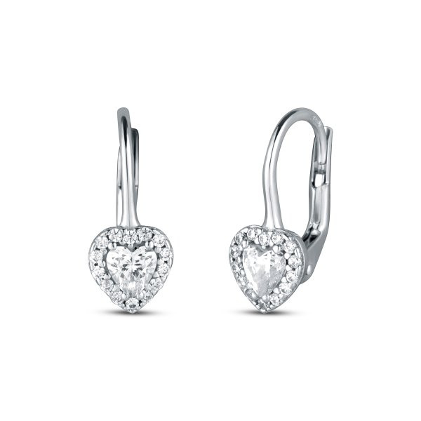 Náušnice se syntetickými kameny 336-087-002416 2.10g