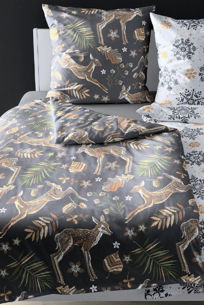 Bierbaum povlečení flanelové 3745 Doe 140x200/70x90 cm