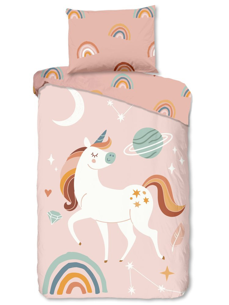 Good Morning Flanelové povlečení Good Morning Unidance 140x200/70x90 cm