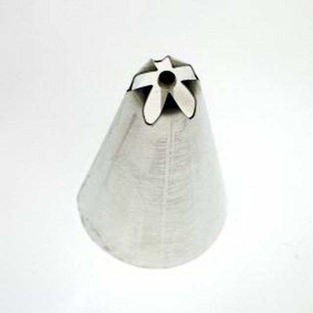 Zdobící špička klopená se středem, průměr 8mm-5 zubů