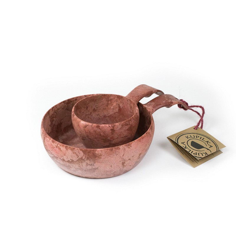 Kupilka sada KUKSA 210 ml + MISKA 550 ml - Cranberry (RED) 6430014970343