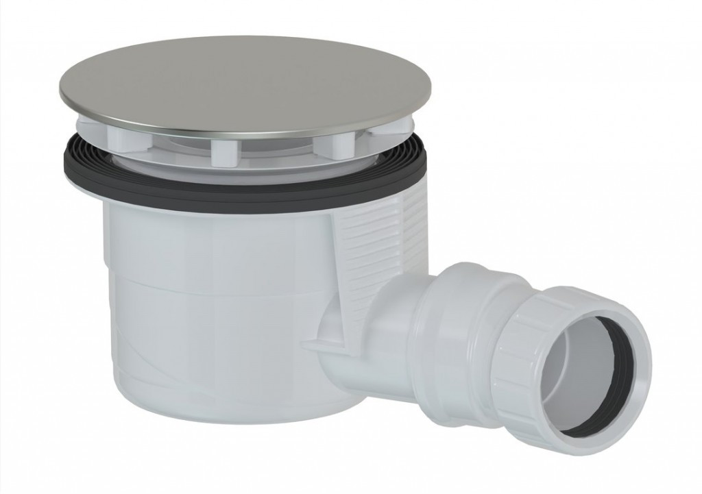 POLYSAN Vaničkový sifon, průměr 90, DN40, krytka nerez lesk 17911