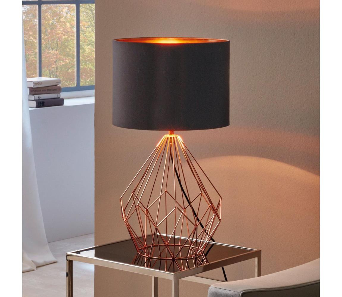 Eglo Eglo 95185 - Stolní lampa PEDREGAL 1xE27/60W/230V