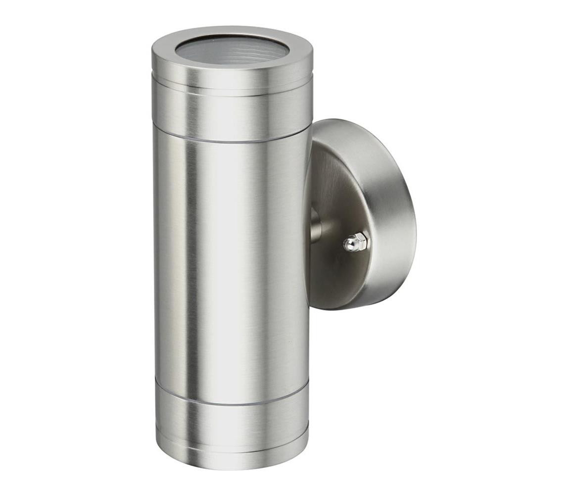 Venkovní nástěnné svítidlo OLIMP 1 2xGU10/35W nerez IP44