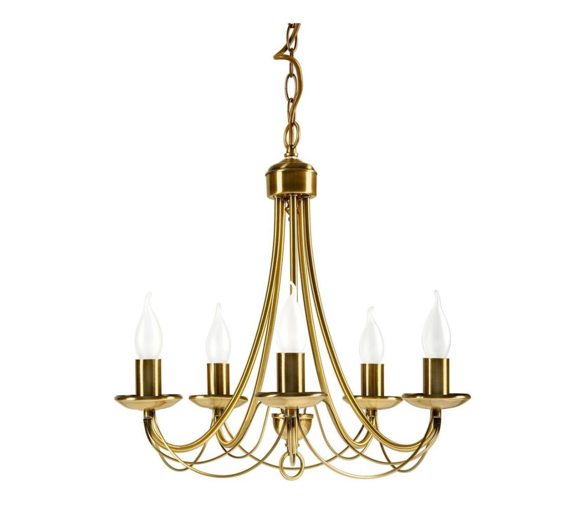 Lustr na řetězu MUZA 5xE14/40W/230V