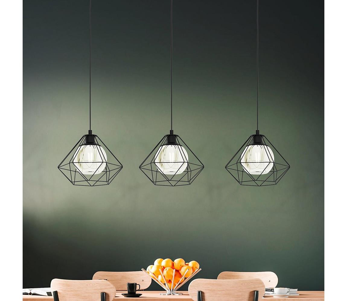 Eglo Eglo 43483 - Lustr na lanku VERNHAM 3xE27/40W/230V