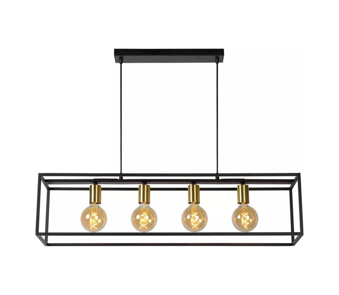 Lucide Lucide 00424/04/30 - Lustr na lanku RUBEN 4xE27/40W/230V