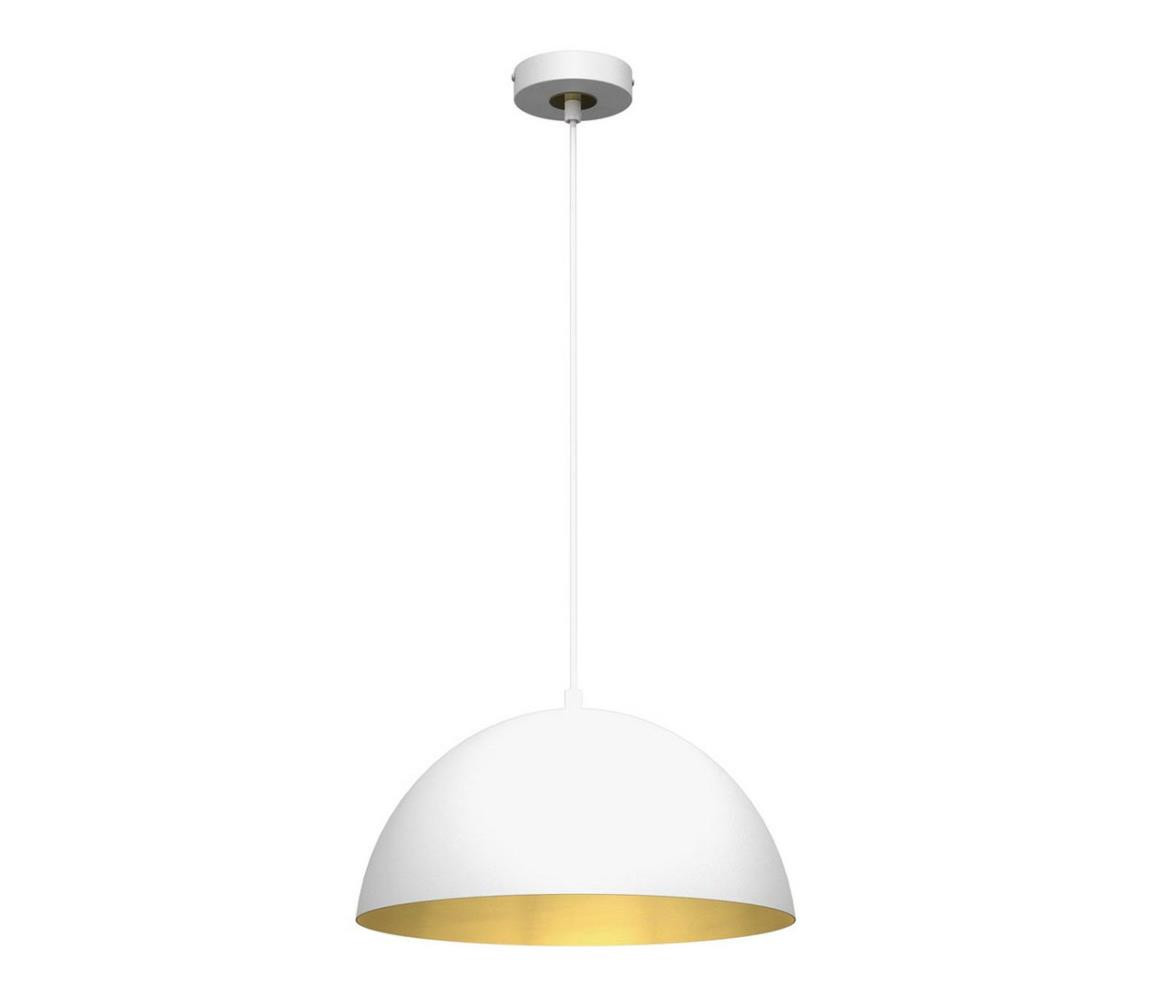 Lustr na lanku BETA 1xE27/60W/230V pr. 35 cm bílá