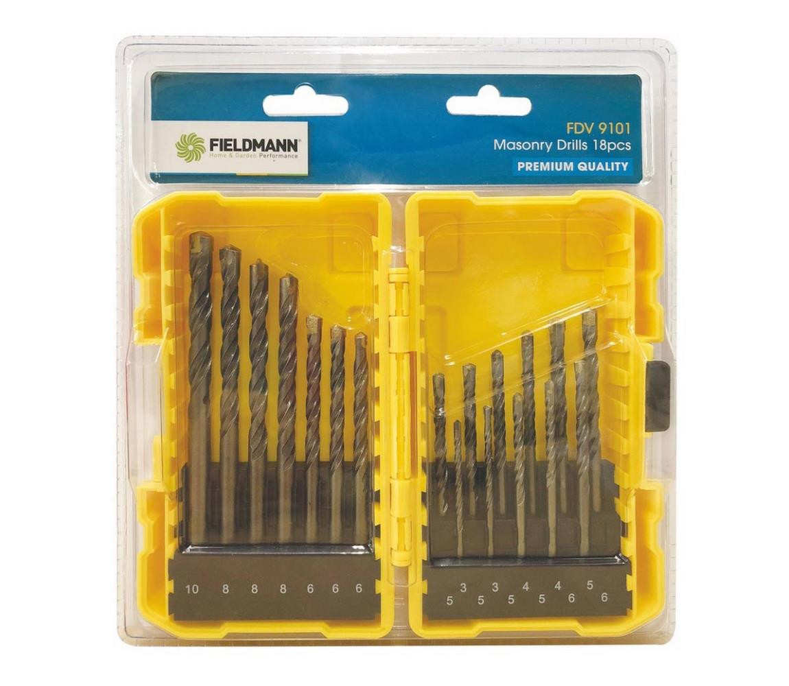 FIELDMANN FDV 9101 Sada 18ks vrtáky/bity 50003592