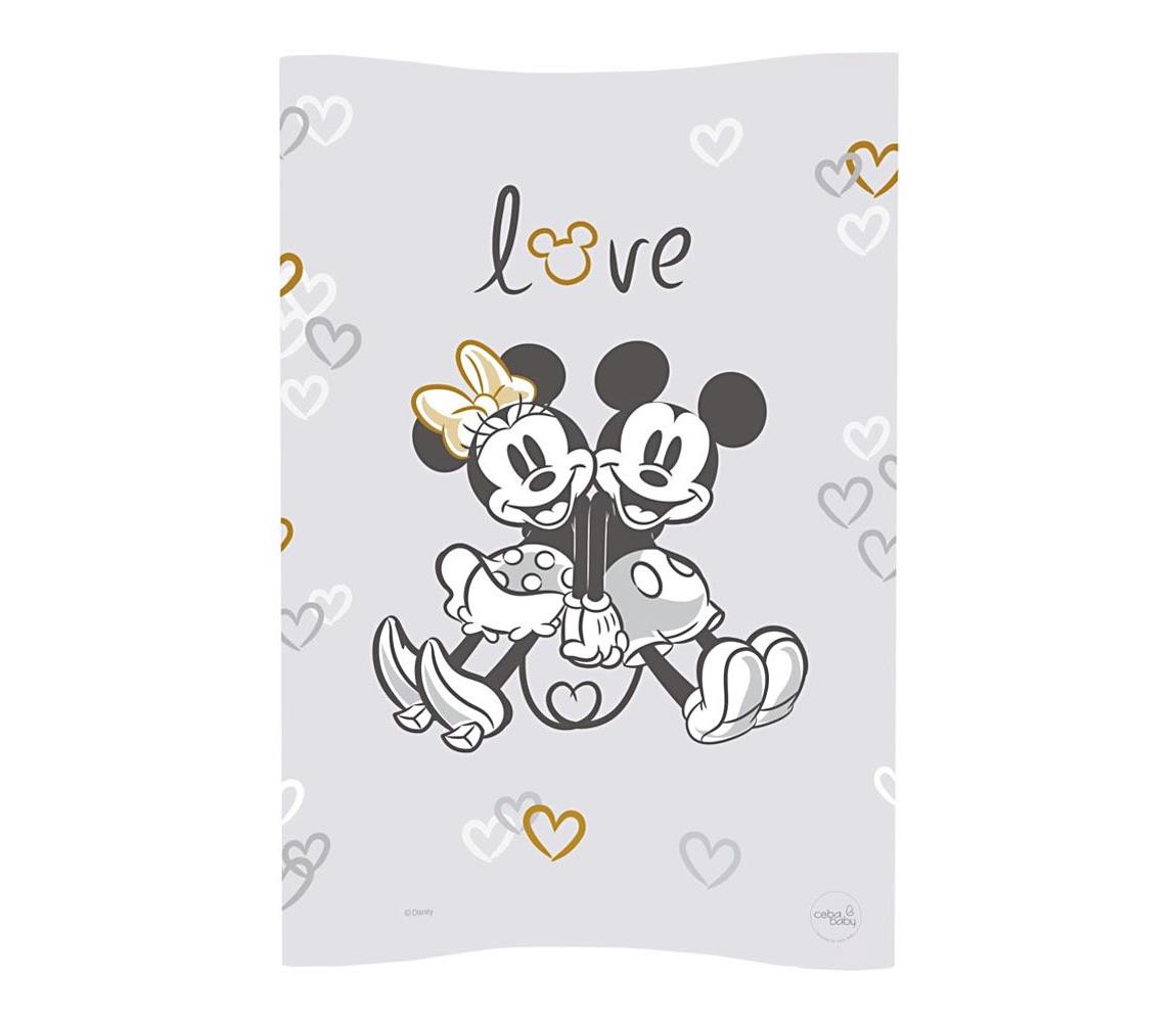 CebaBaby CebaBaby - Přebalovací podložka dvouhranná COSY DISNEY 50x70 cm šedá