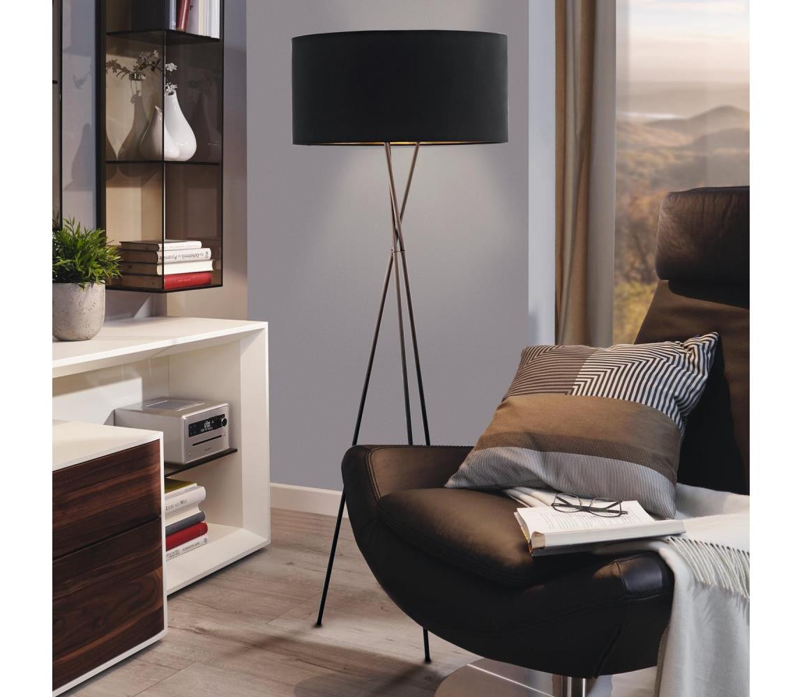 Eglo Eglo 95541 - Stojací lampa FONDACHELLI 1xE27/60W/230V