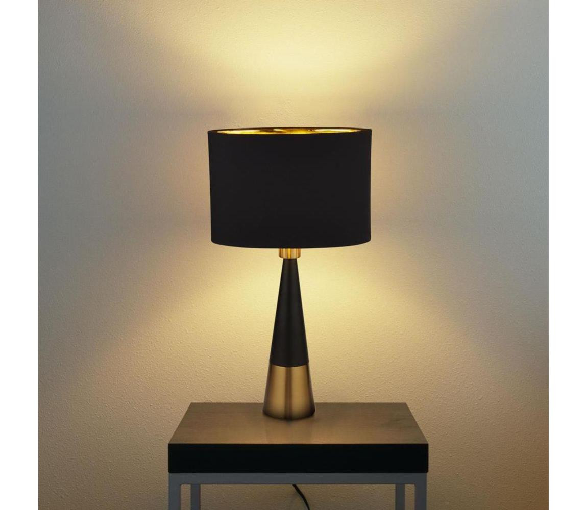 Searchlight Searchlight EU2743BGO - Stolní lampa CHOLE 1xE27/60W/230V