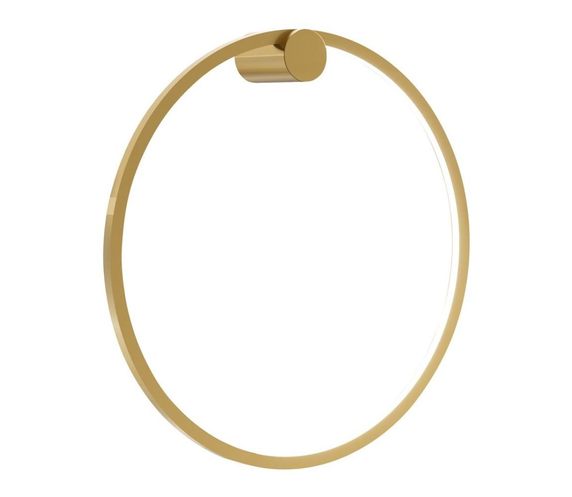 LED Nástěnné svítidlo SATURNO LED/25W/230V pr. 50 cm IP44 zlatá