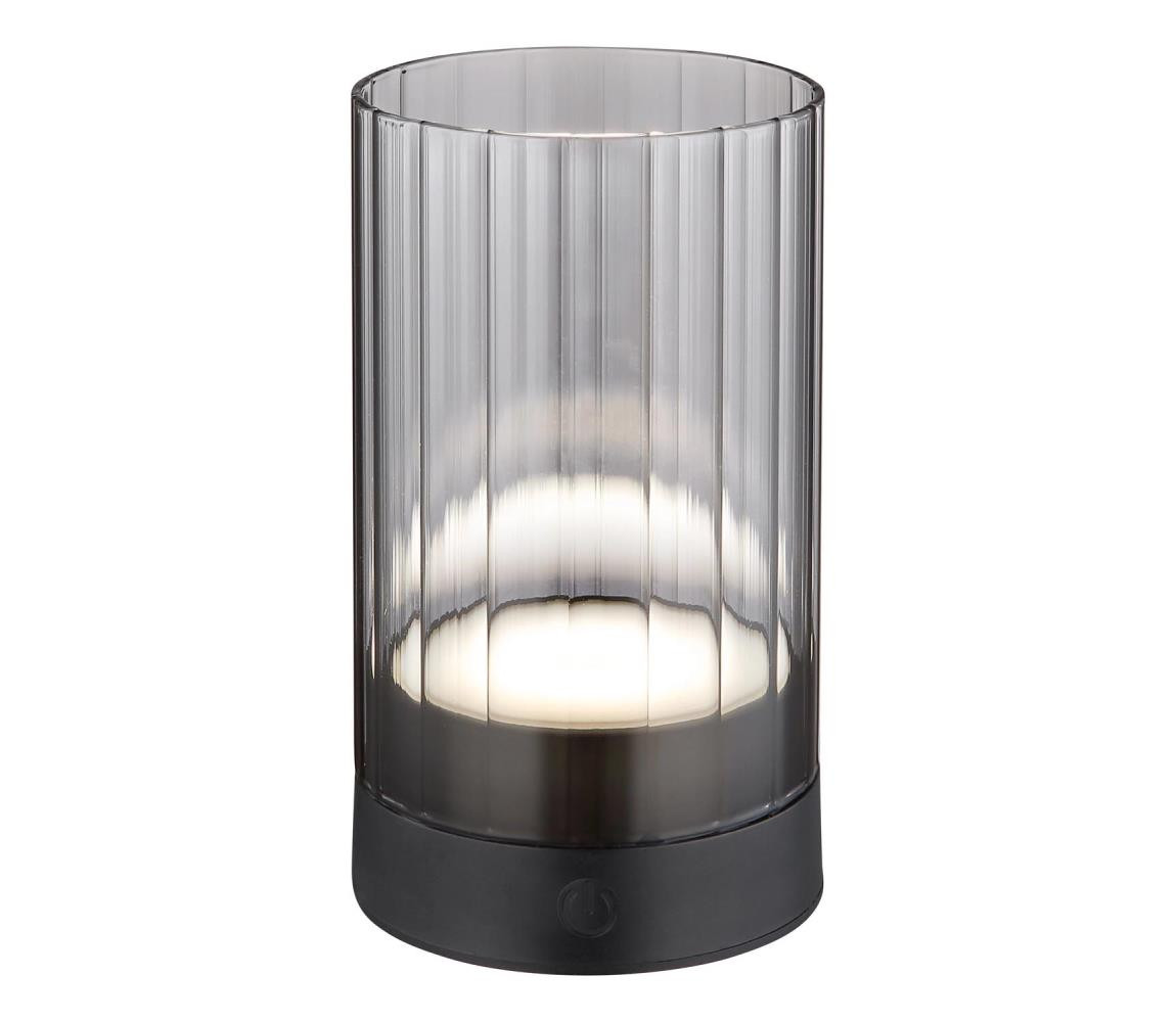 Globo Globo 21012S -LED Ven. stolní lampa PIXY LED/2W/3,7V 2700/4000/6500K IP44 šedá