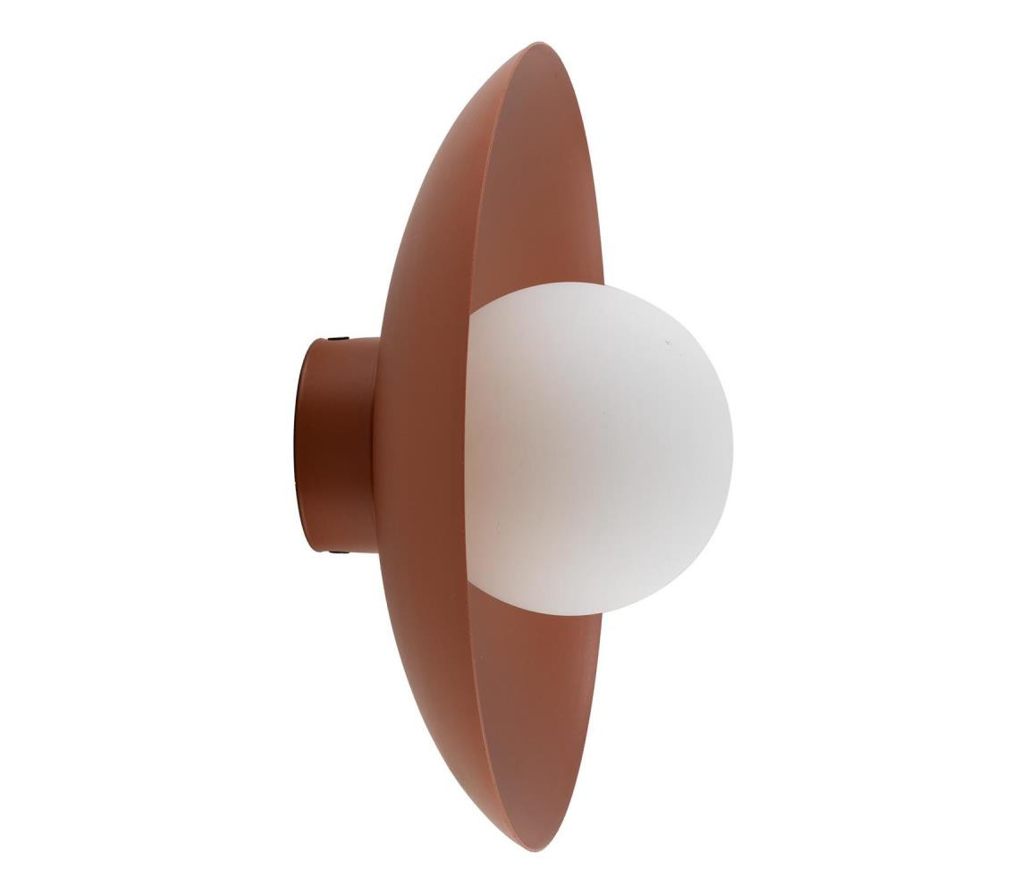 Nástěnné svítidlo SLATE 1xG9/8W/230V pr. 28 cm cihlová