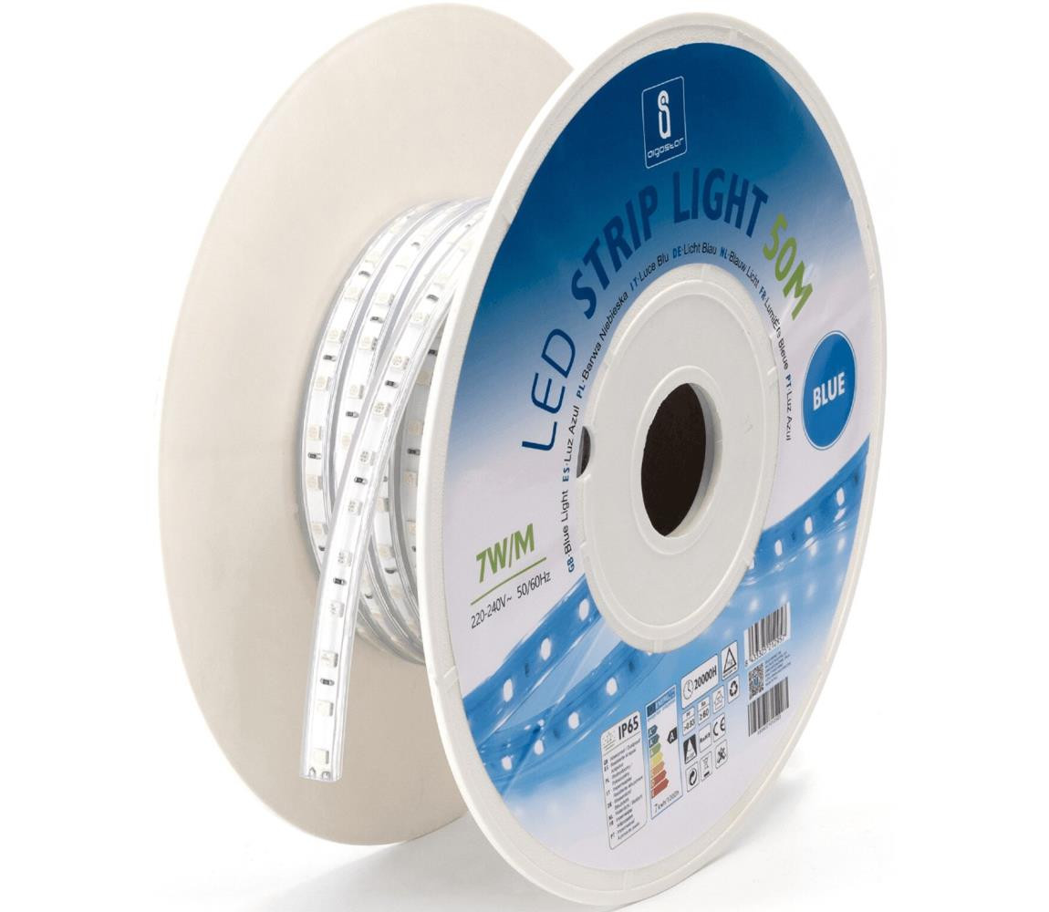 B.V.  - LED Pásek LED/350W/230V 50m modrá IP65