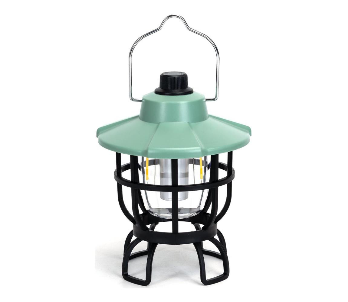 B.V.  - LED Stmívatelná přenosná nabíjecí kempingová lampa LED/3W/3,7V