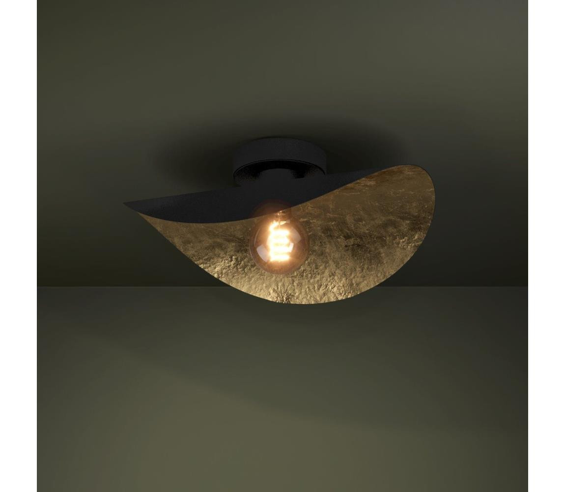 Eglo Eglo 390391 - Stropní svítidlo SACEDA 1xE27/40W/230V černá/zlatá