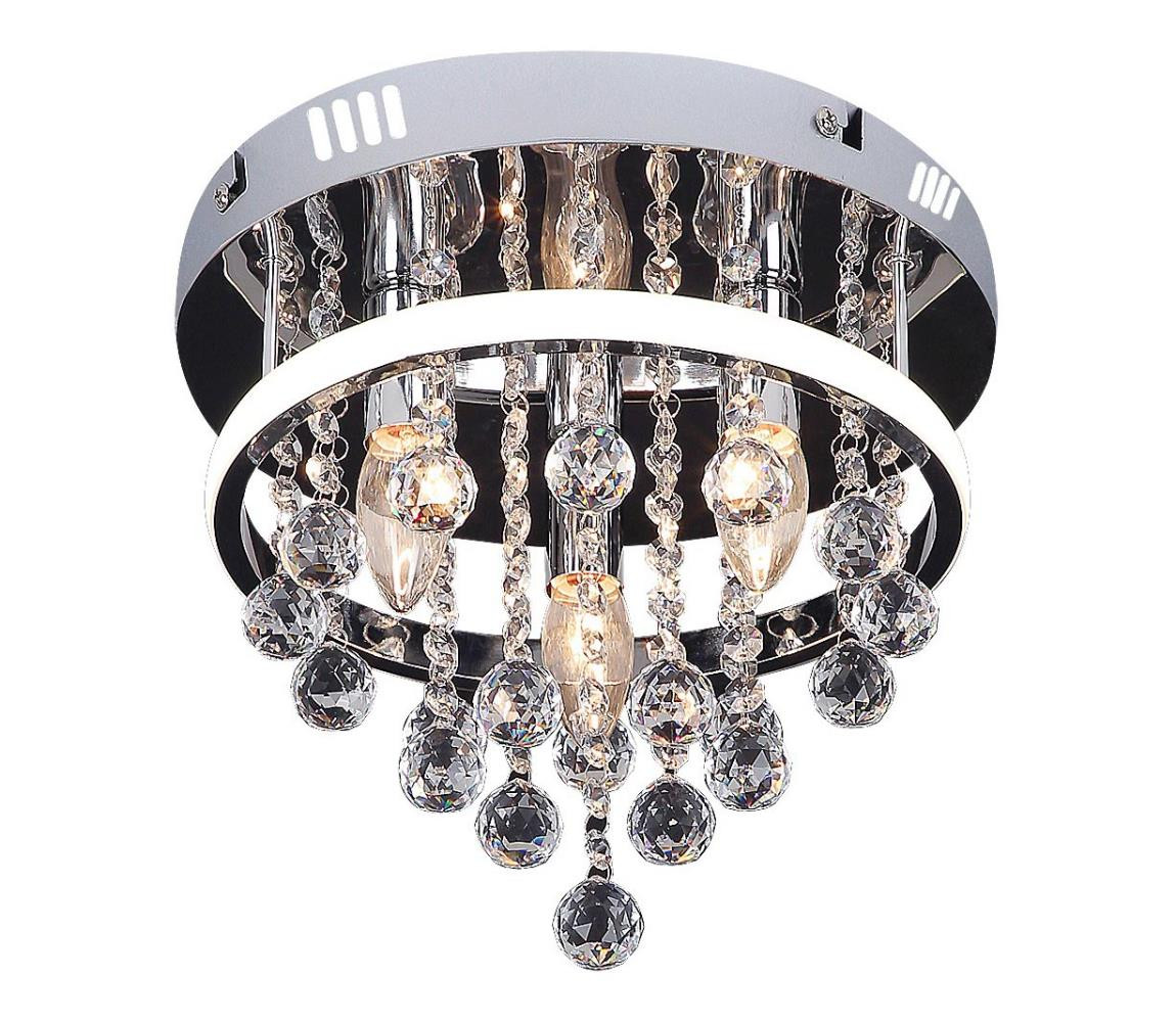 Rabalux Rabalux 2236 - Křišťálový přisazený lustr PALLAS LED/20W/230V + 3xE14/40W