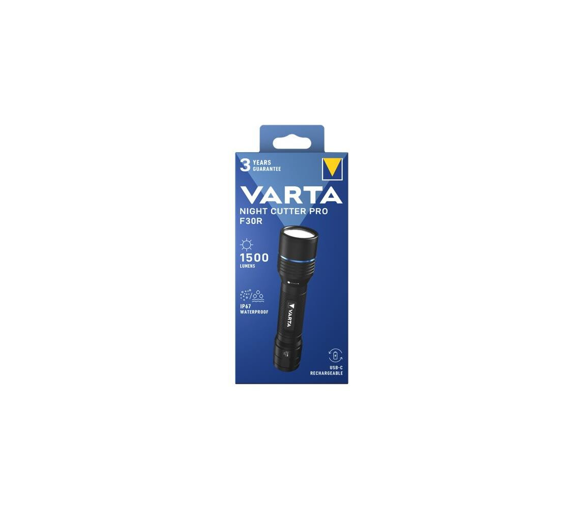 VARTA Varta 18921101111 - LED Nabíjecí svítilna NIGHT CUTTER PRO F30R LED/USB IP67
