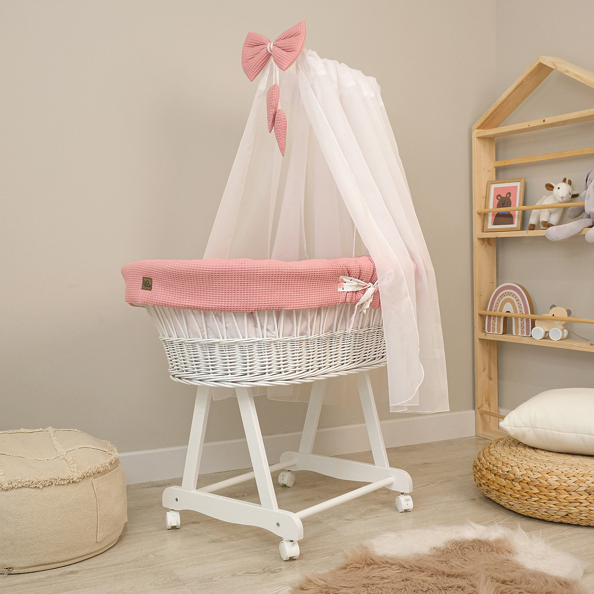 Ourbaby® Rabbit 34139-0 růžová šedá