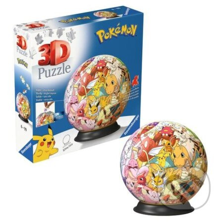 3D Puzzle-Ball: Pokémon (Kanto) - Ravensburger