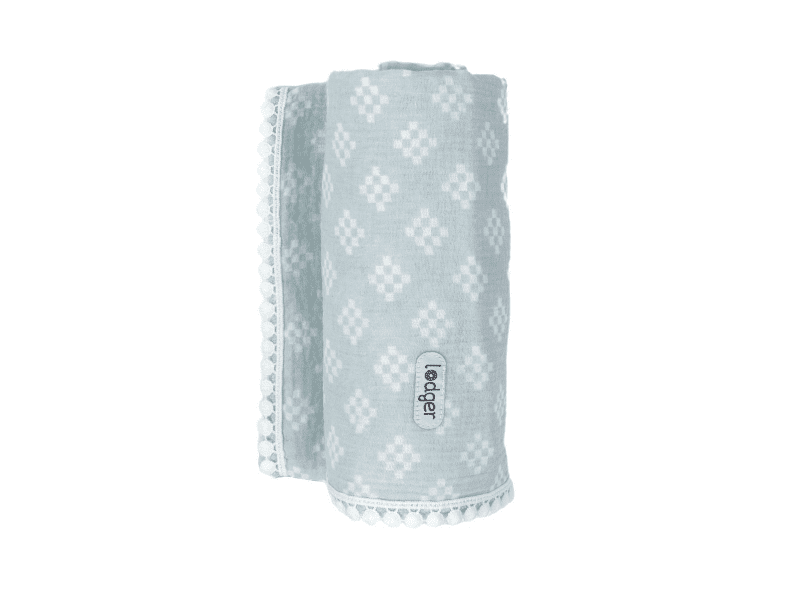 Lodger Swaddler Tribe Muslin Ice Flow