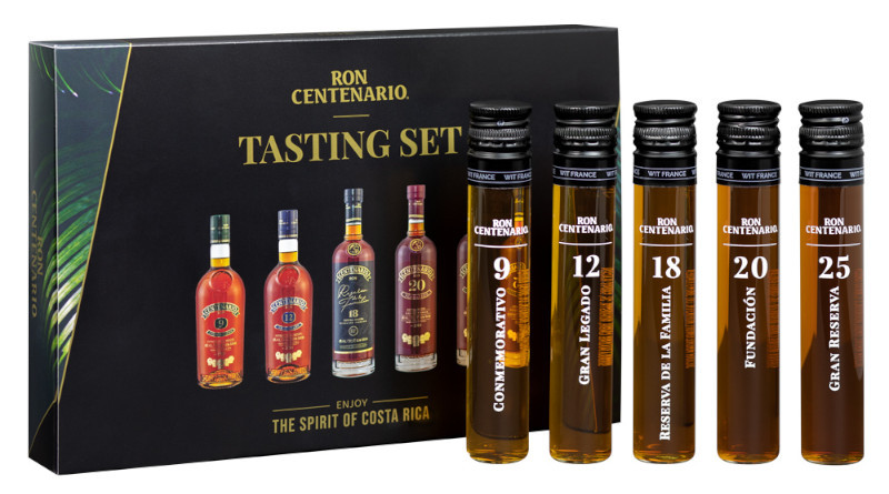 Centenario Tasting set 40 % 5 x 0,05 l