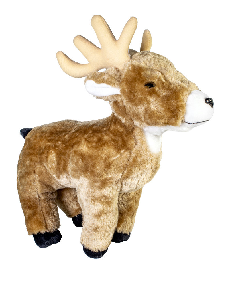 Kids World Plyšový jelen stojící 27 cm