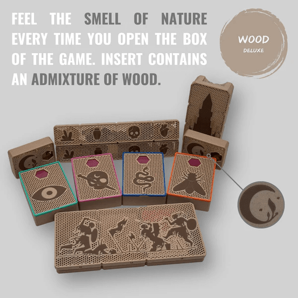 Junta Koruna z popela - insert do deskové hry (85556) Varianta: Deluxe dřevo bez plátěných pytlíků