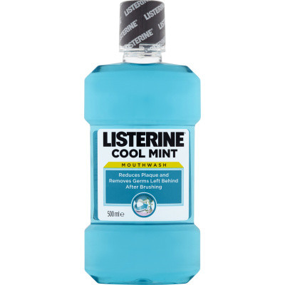 Listerine Cool Mint ústní voda, 500 ml