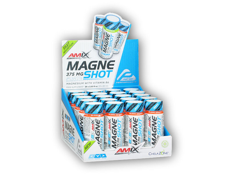 Amix Performance Series 20x Magne Shot Forte 375mg 60ml Varianta: mango