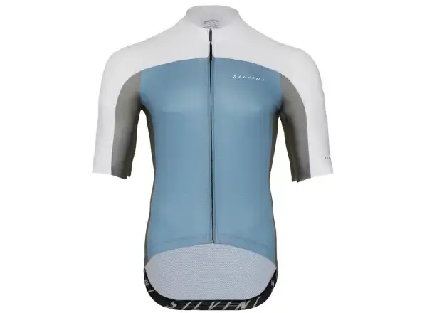 Silvini Stelvio pánský dres krátký rukáv Cloud/Blue vel. L