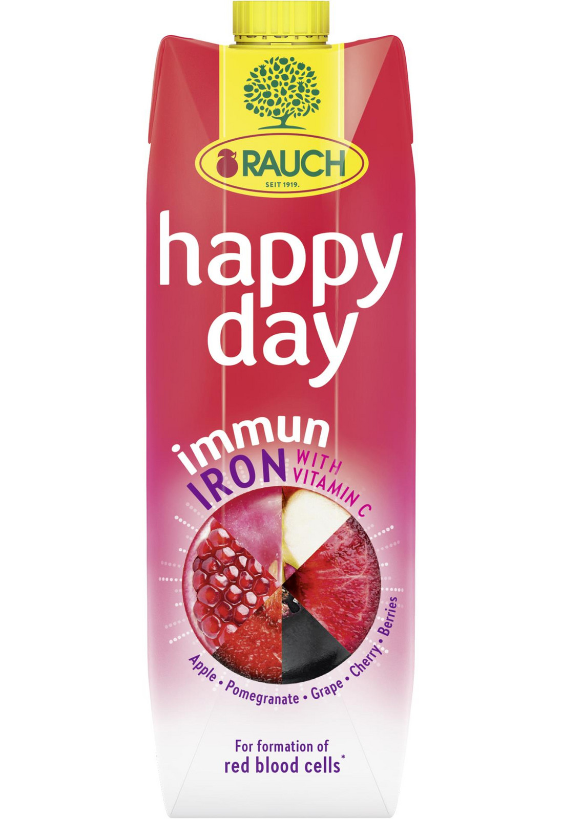Rauch  Džus Happy Day - Immun Iron 1l
