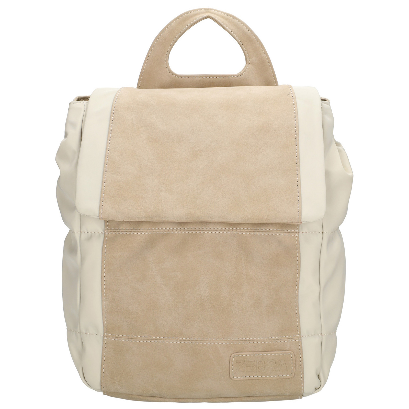 Stylový batoh - Selene - Zebra Trends - 8 L - krémová