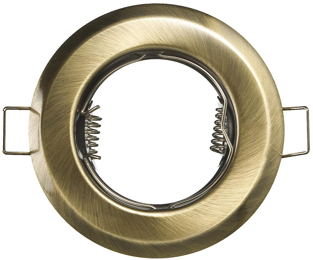 PREMIUMLUX Podhledové bodové svítidlo ALFA mosaz + patice,LUX01226 LUX01226