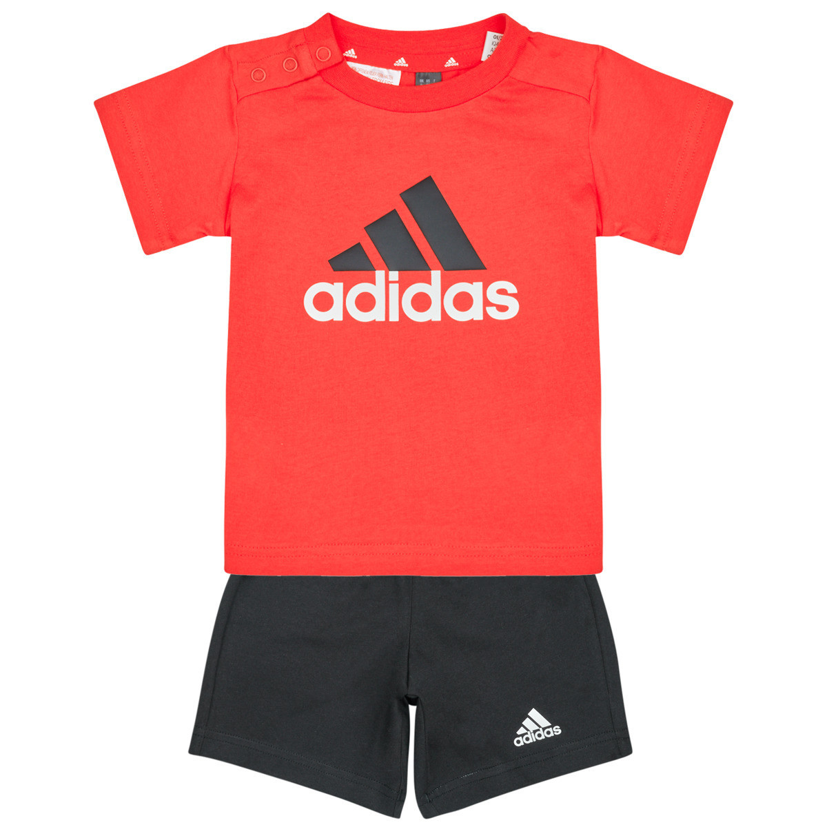 adidas  Essentials Organic Cotton Tee and Shorts Set  Červená