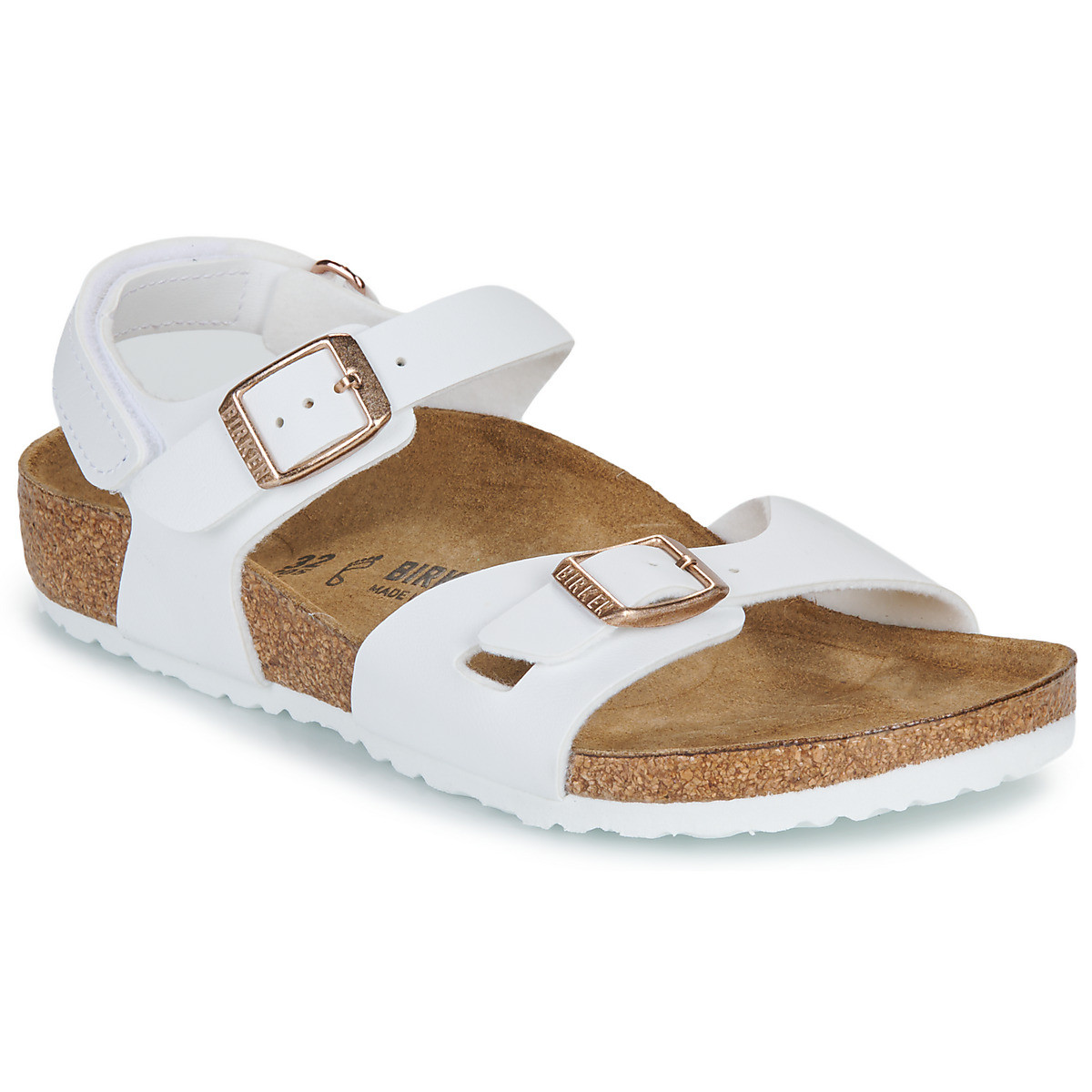BIRKENSTOCK  Rio AS Kids BF White  Bílá