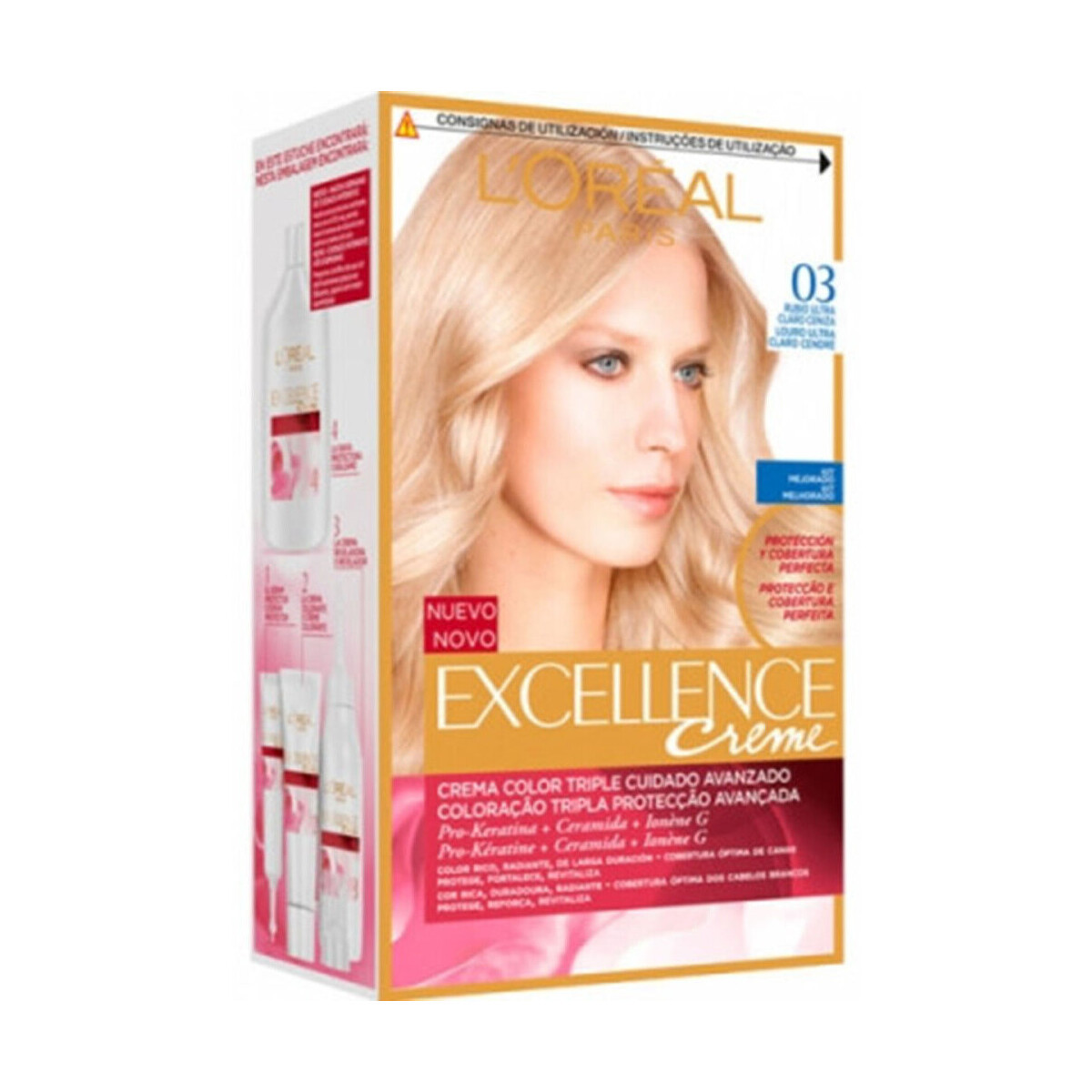 L'oréal  Excellence Cream Hair Color - 03 Blond Ultra Clair Cend