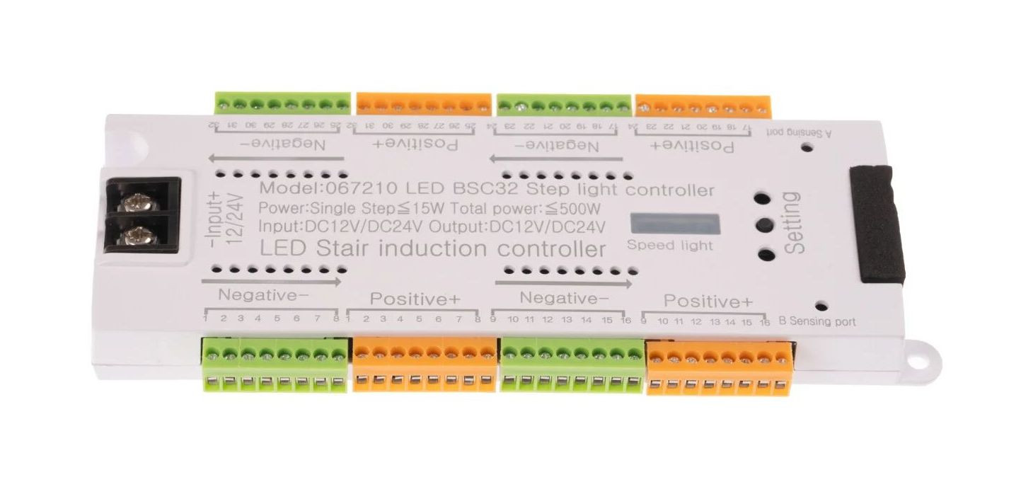 T-LED Ovladač pro osvětlení schodiště pro jednobarevné LED pásky 067210