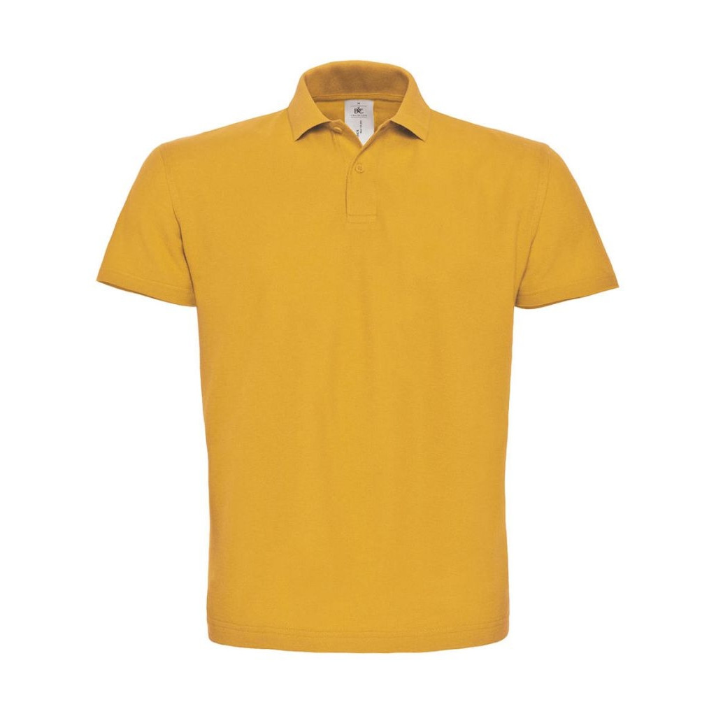 Polokošile B&C Piqué - žlutá, S